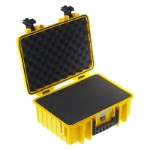 OUTDOOR case in yellow with foam insert 385x265x165 mm Volume: 16,6 L Model: 4000/Y/SI
